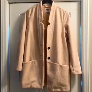 Pink Fleece Pea Coat